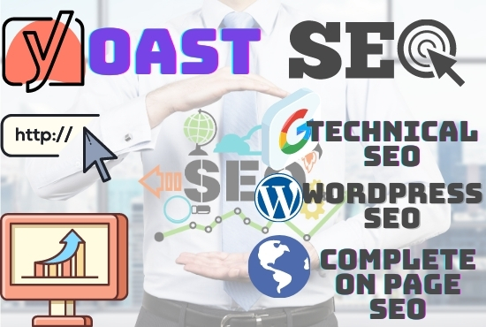 I will do on page SEO, technical optimization of wordpress website with yoast premium