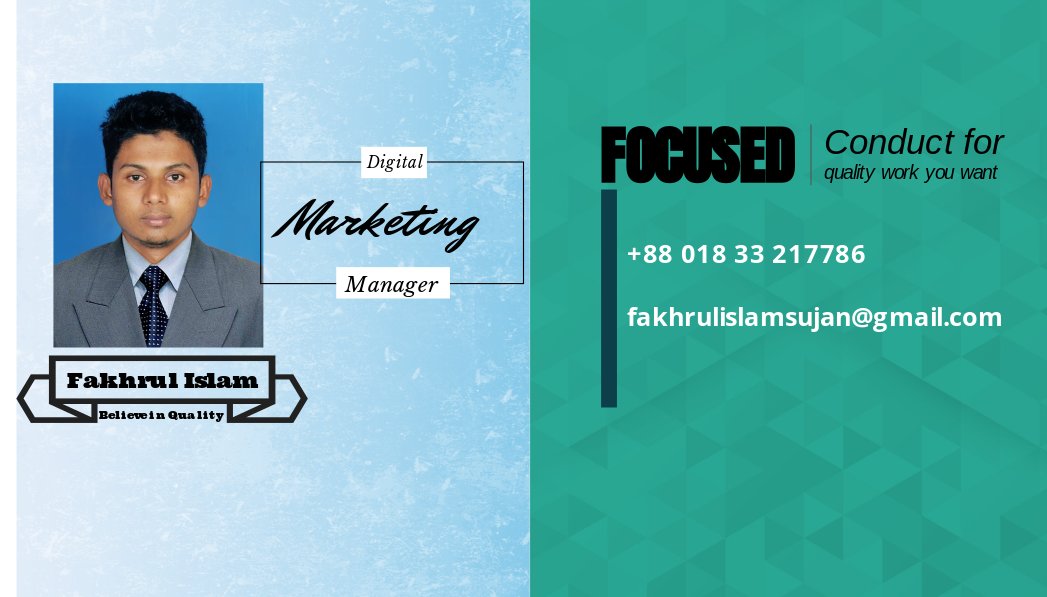 I will do best quality business card for you
