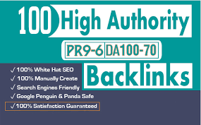 I will provide100 High Da Authority Backlinks