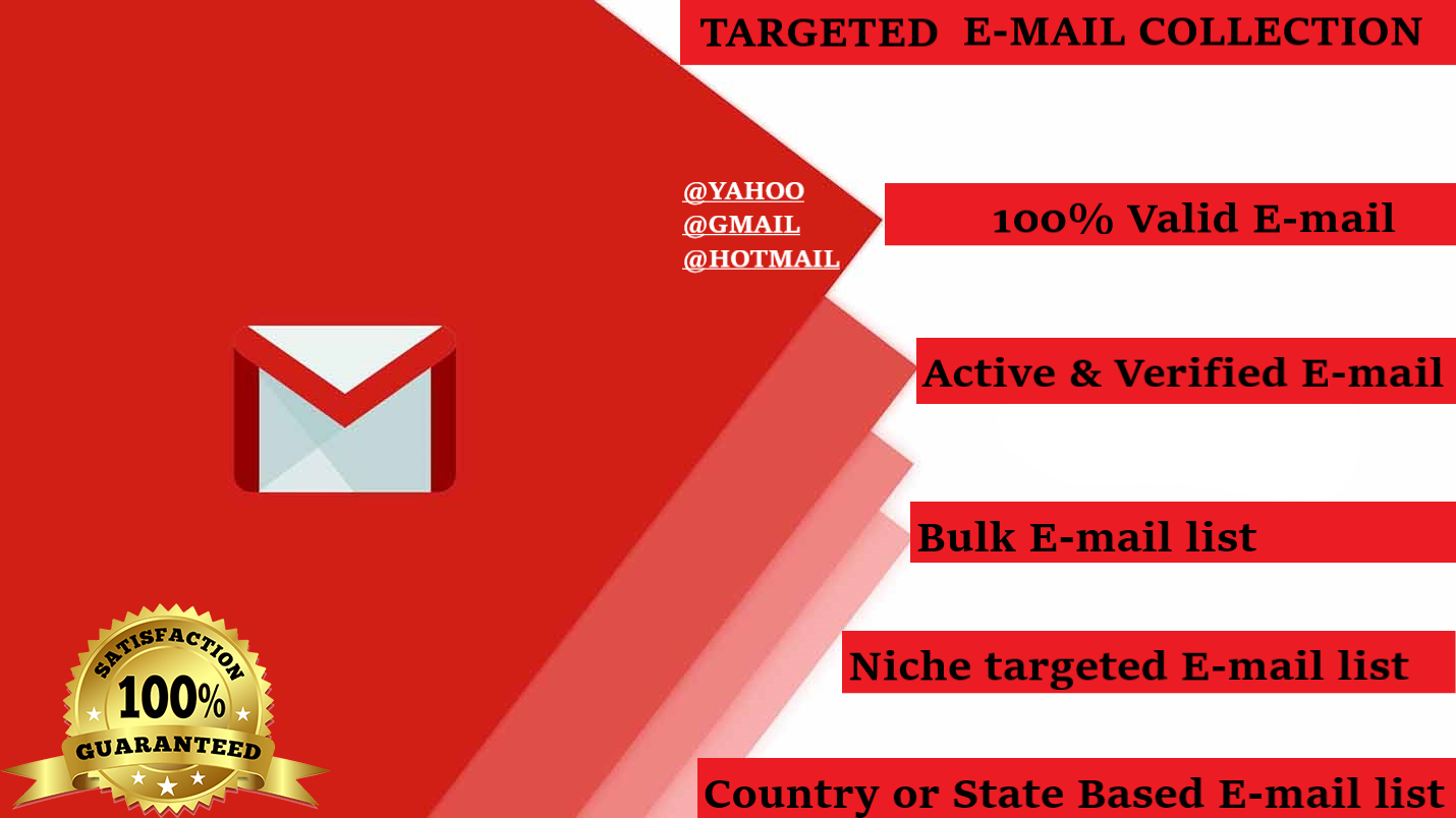 I will provide you 5000 targeted bulk email list for ...