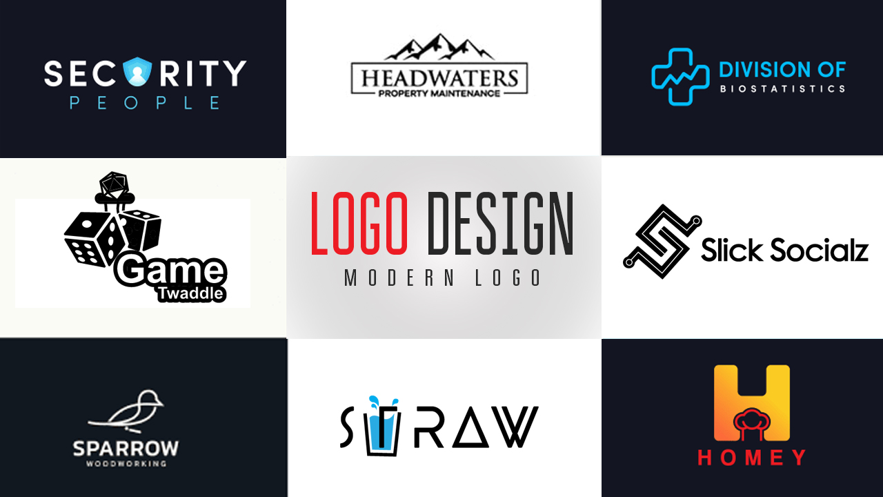 I will design modern professional business logo with unlimited revisions