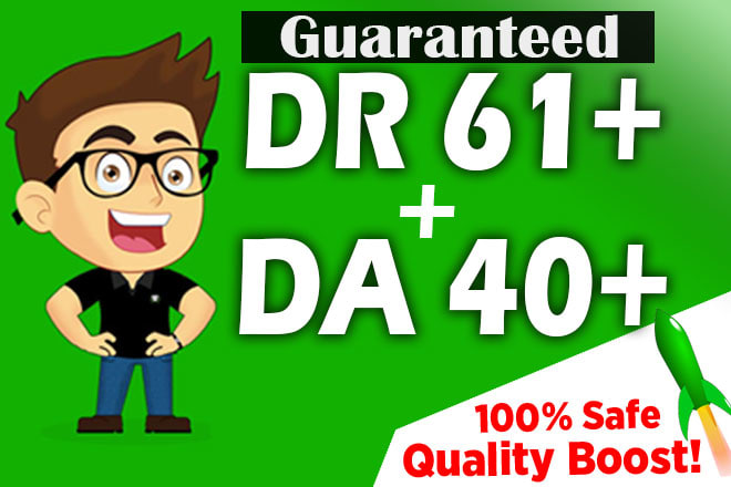  I will increase domain rating DR ahrefs to 55 DA moz to 50 plus guaranteed