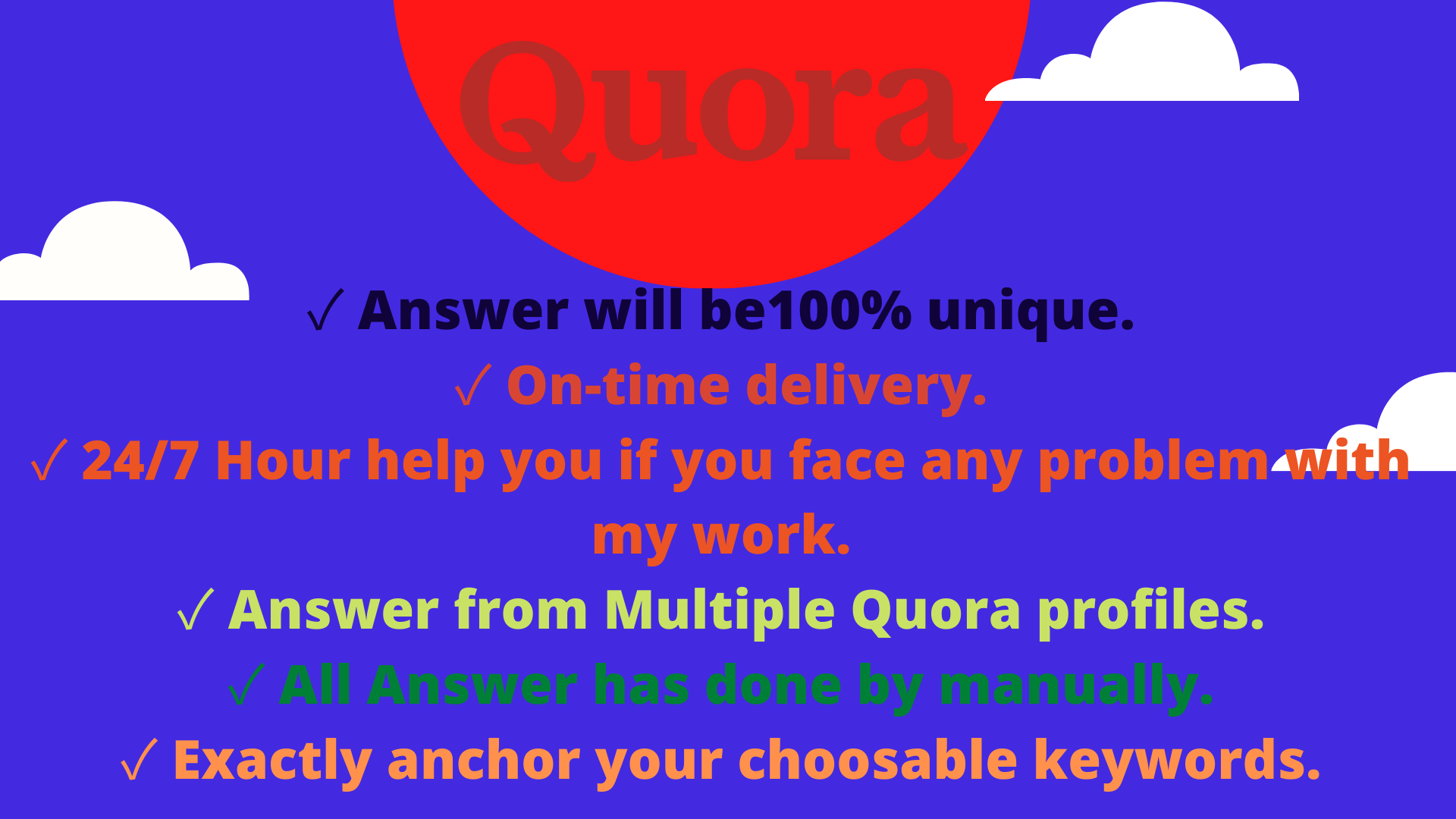 Guaranteed Traffic To Your Website With 10 High Quality Quora Answers 