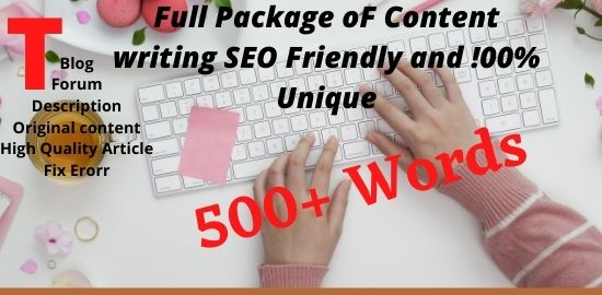 I will write SEO Friendly Article Based On Your Topic Without any Plagiarism