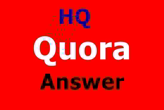 Offer 50 Quora answer for guaranted targeted traffic