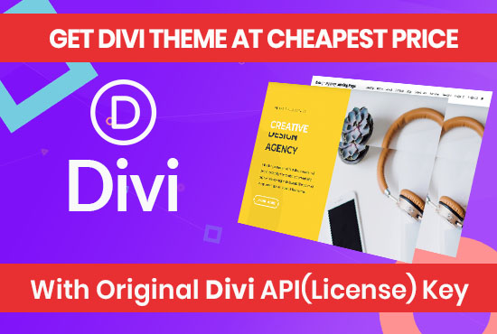 Divi Theme and Divi Builder with License and Unlimited Usage | Updatable