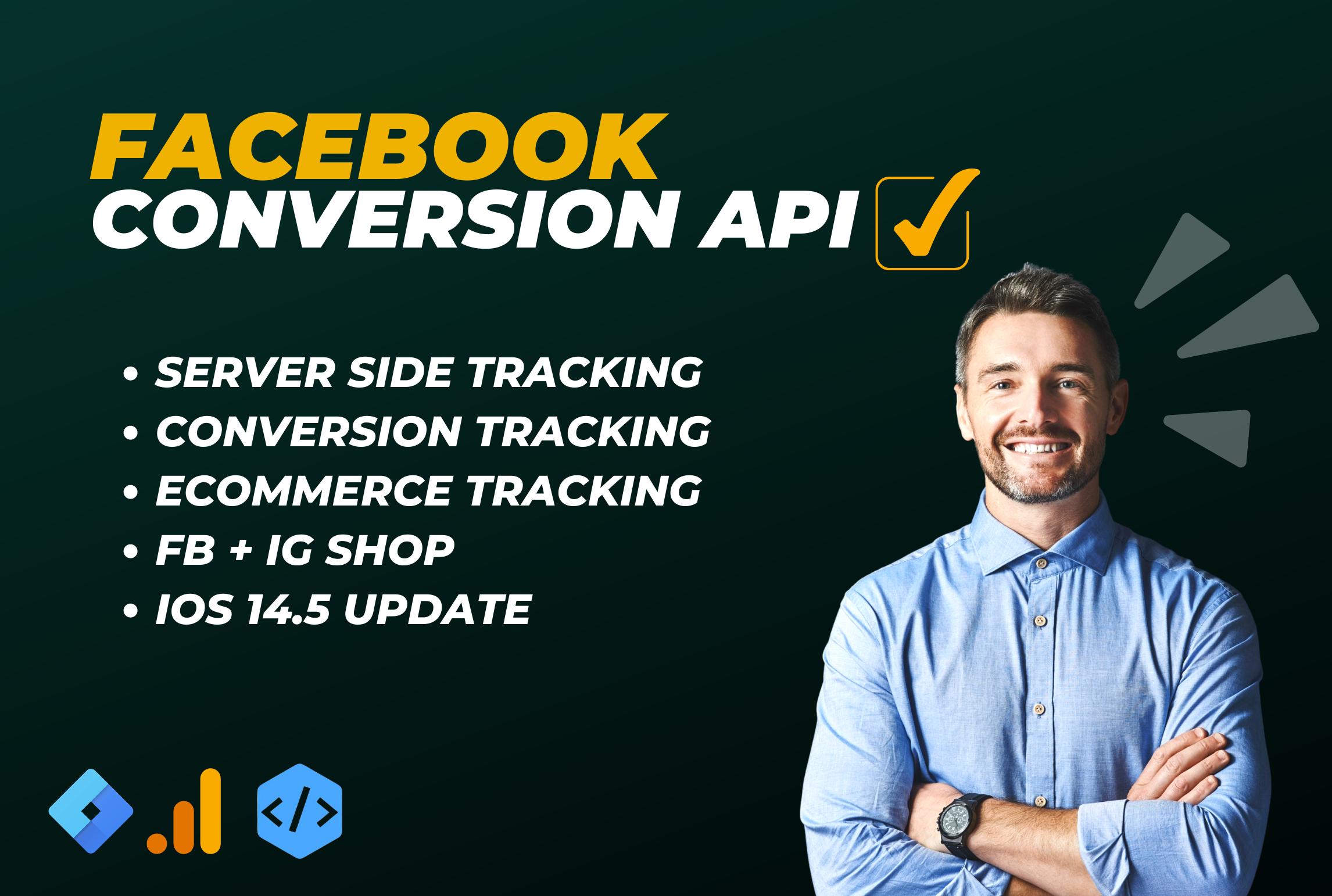 I will setup facebook conversion API, pixel tracking shopify with GTM