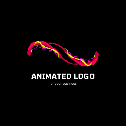 Animated, creative and modern logo