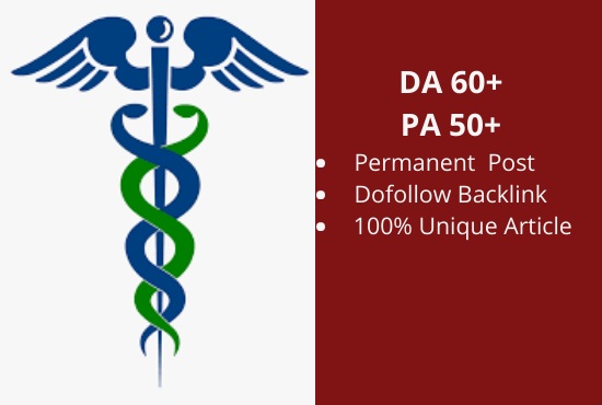 I will do guest publish on health blog with do follow backlink