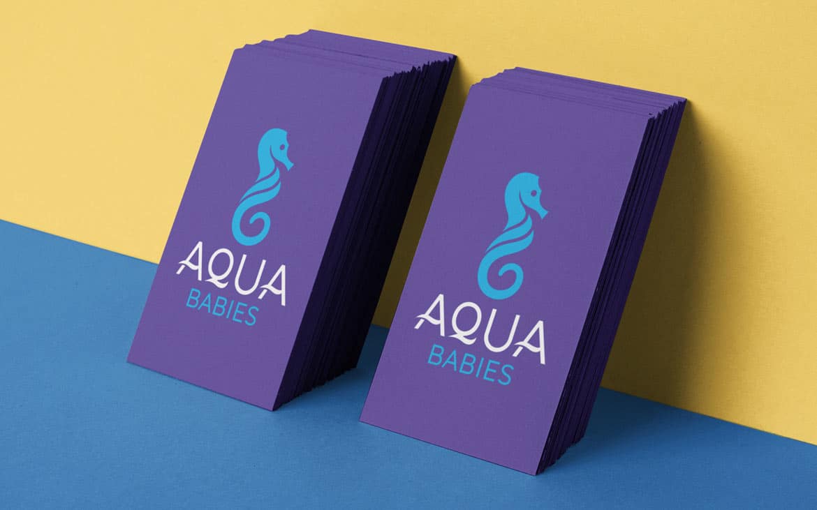 Graphic Design Sample for the blue aqua babies, which can be used various different uses such .