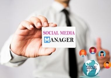 I will be your professional social media marketing ma...