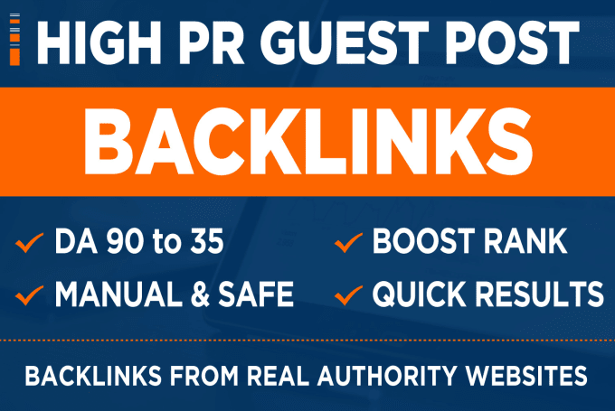 I will create high da guest p0st SEO authority backlinks