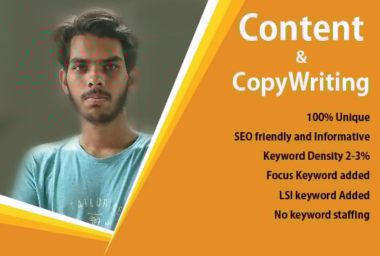 I will write Unique and SEO friendly Content and Arti...