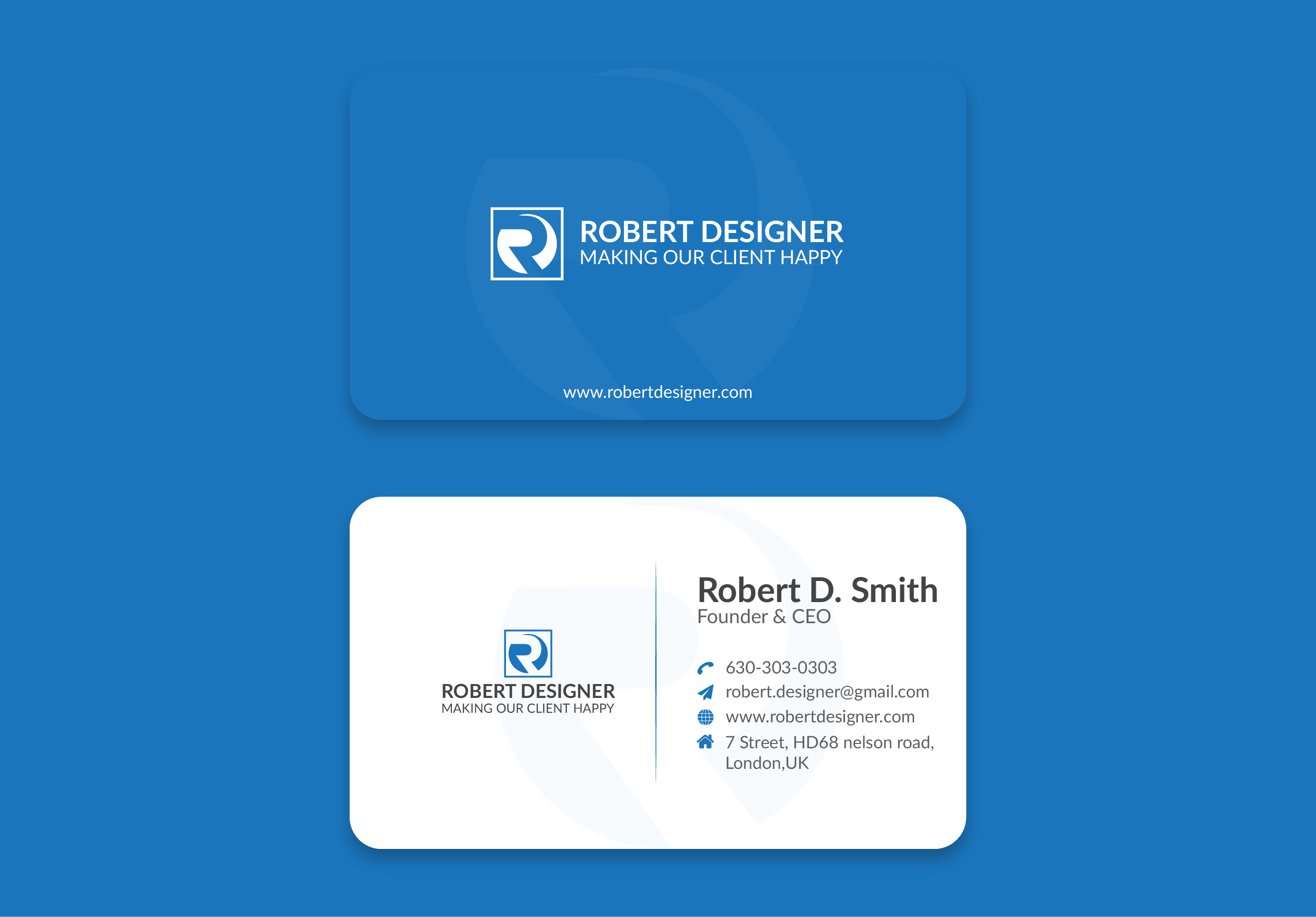 I will do Professional Business Card design within 2 hours.