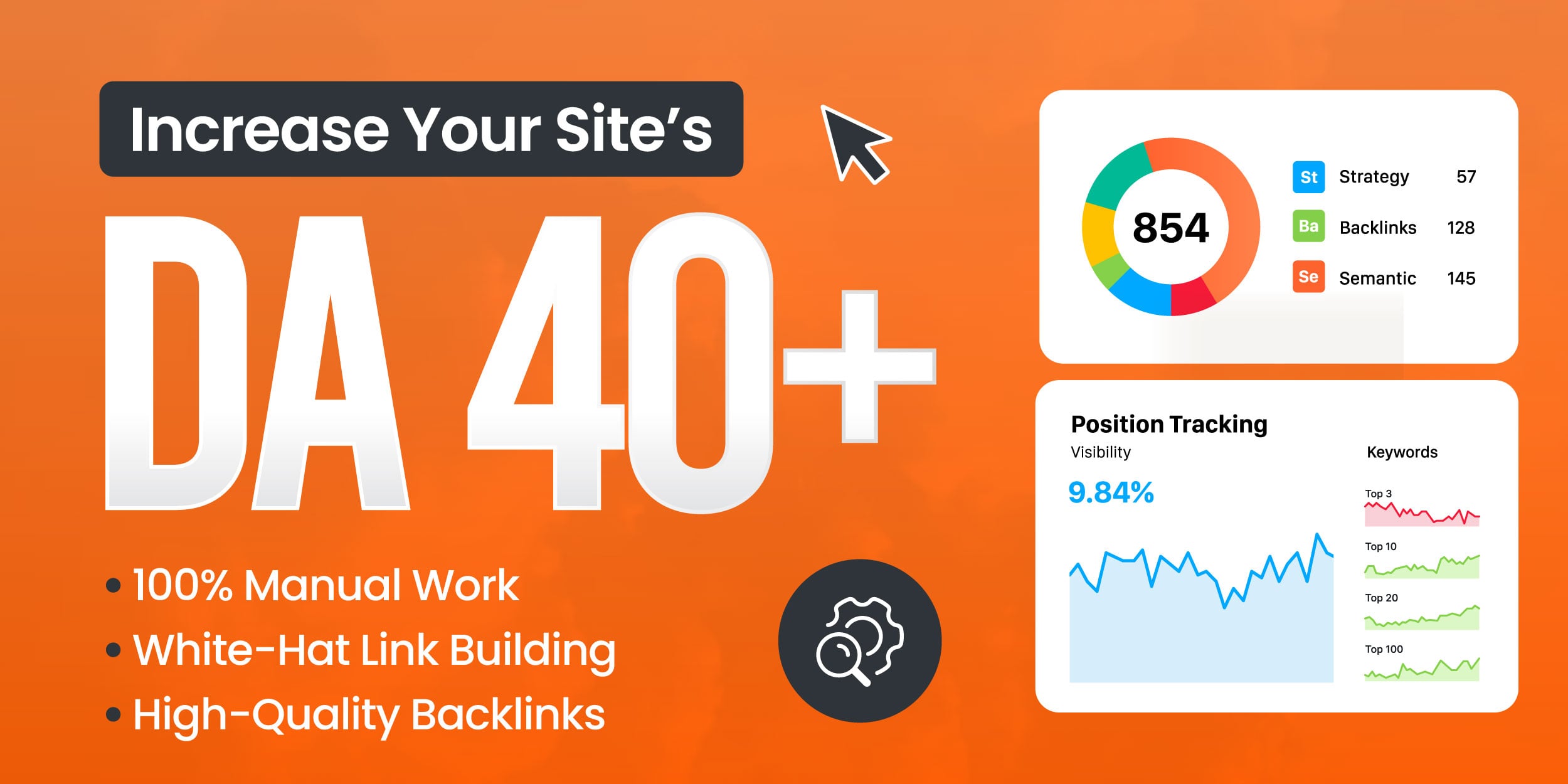 Increase Your Site's DA 40+ Get Professional DA Growth Service