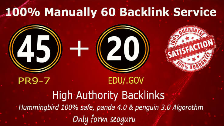 I will do creat website ranking with 60 pr9 high auth...