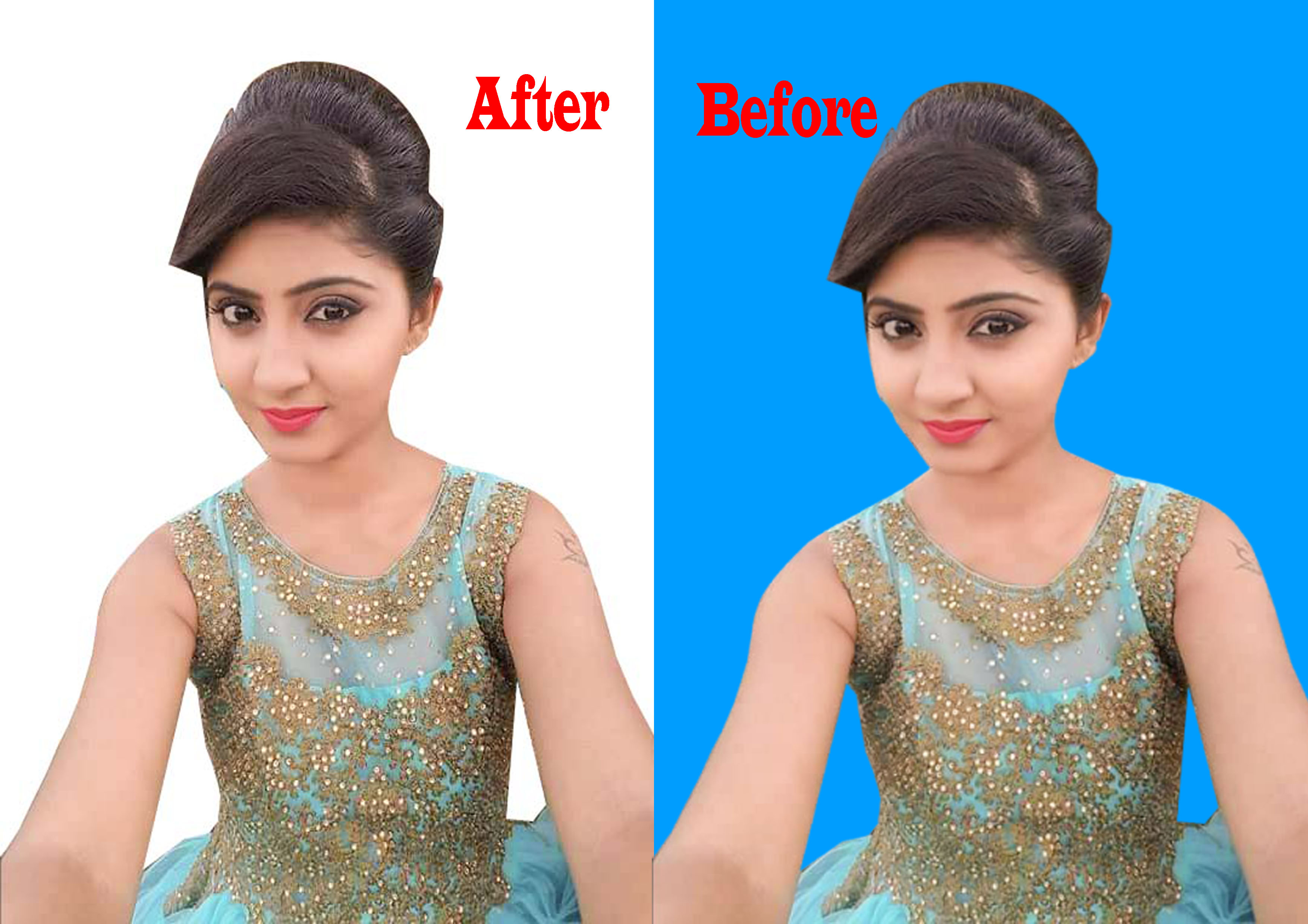 I will professionally remove green screen background ...