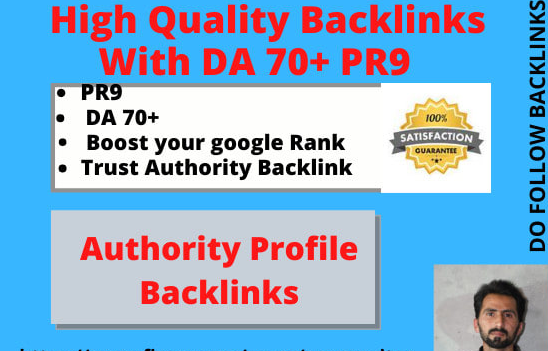 da70 pr9 high authority manual SEO dofollow backlinks...