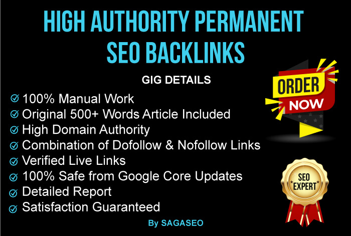 I Will Create 100+ High Authority High DA Seo Backlinks To Boost Your Google Ranking