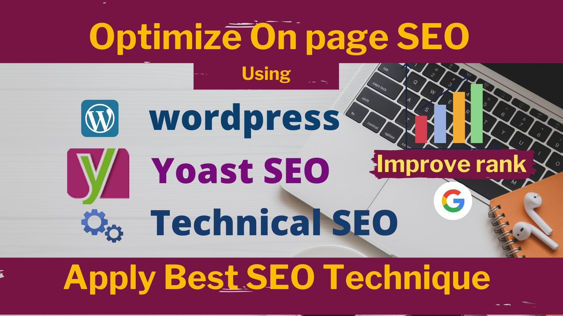Do wordpress on page seo optimization using wordpress...