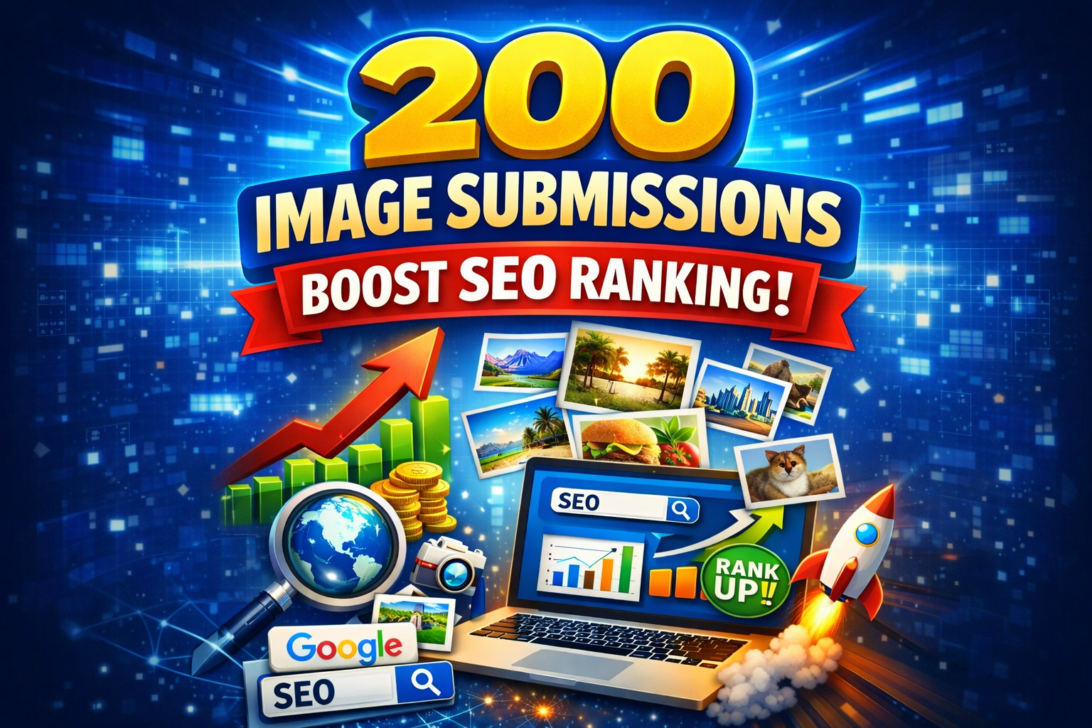 200 Image Submissions Boost SEO ranking