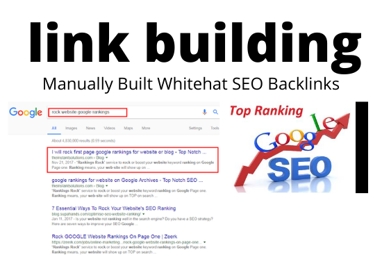 I will build high quality do follow SEO backlinks link building google top ranking