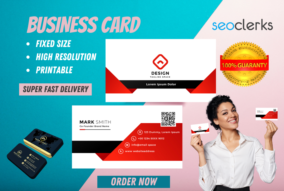 I will design an amazing and unique business card