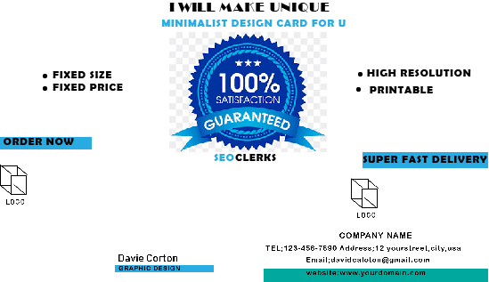 I will make stylish business card