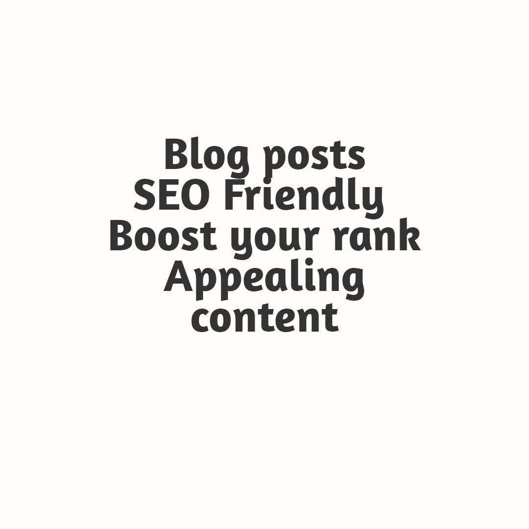I will write SEO-friendly 800+ words articles and blog posts within aforesaid time 