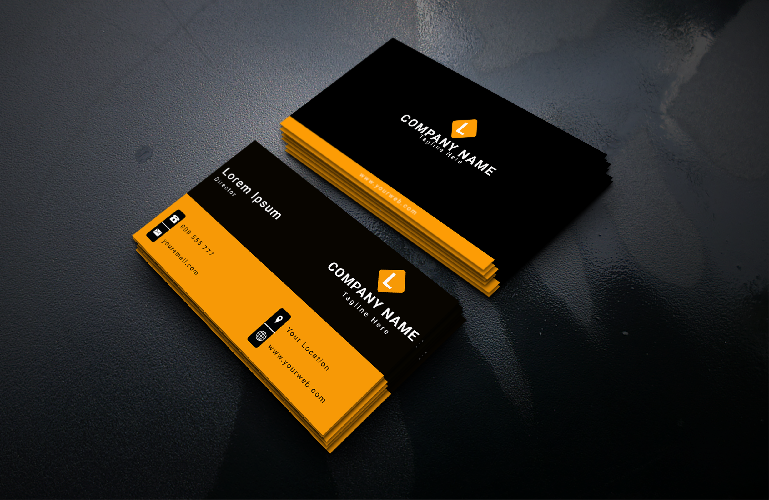 I will design unique professional Business card within 24 hours