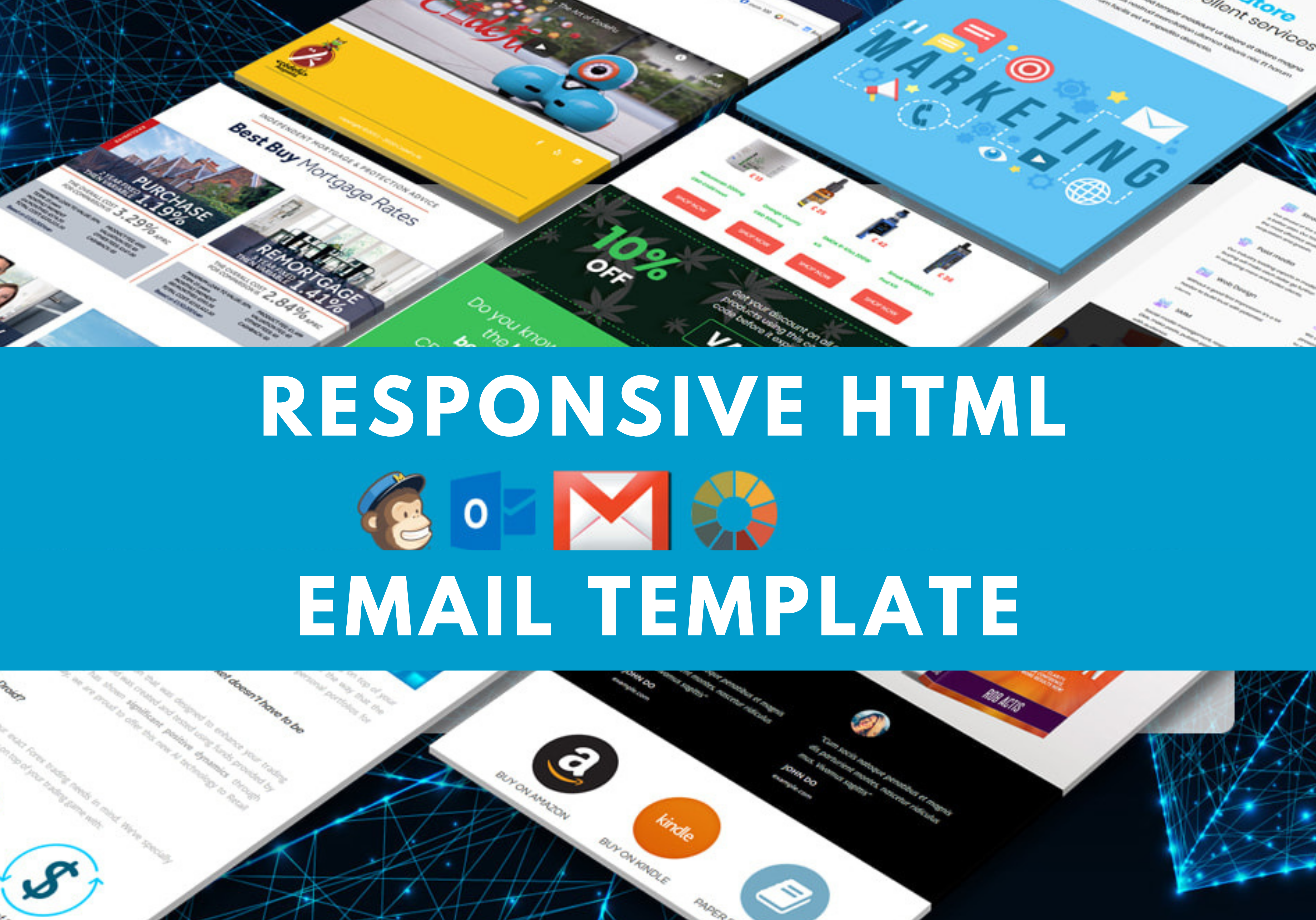I will design a professional responsive HTML email te...