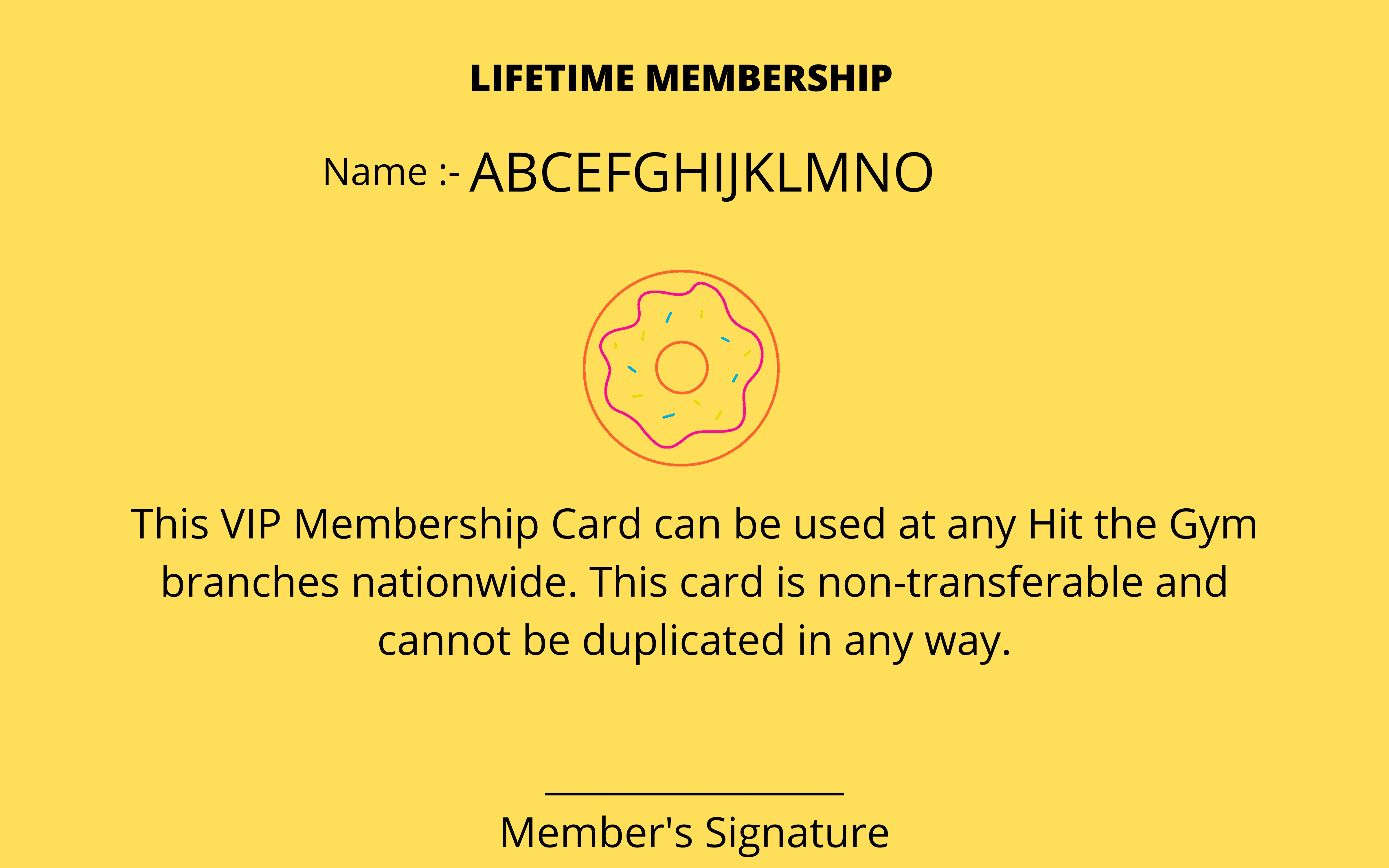 It is a business card ...For you only...It a unique design...