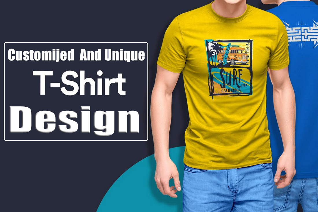 I will design unique customized t-shirt for any type ...