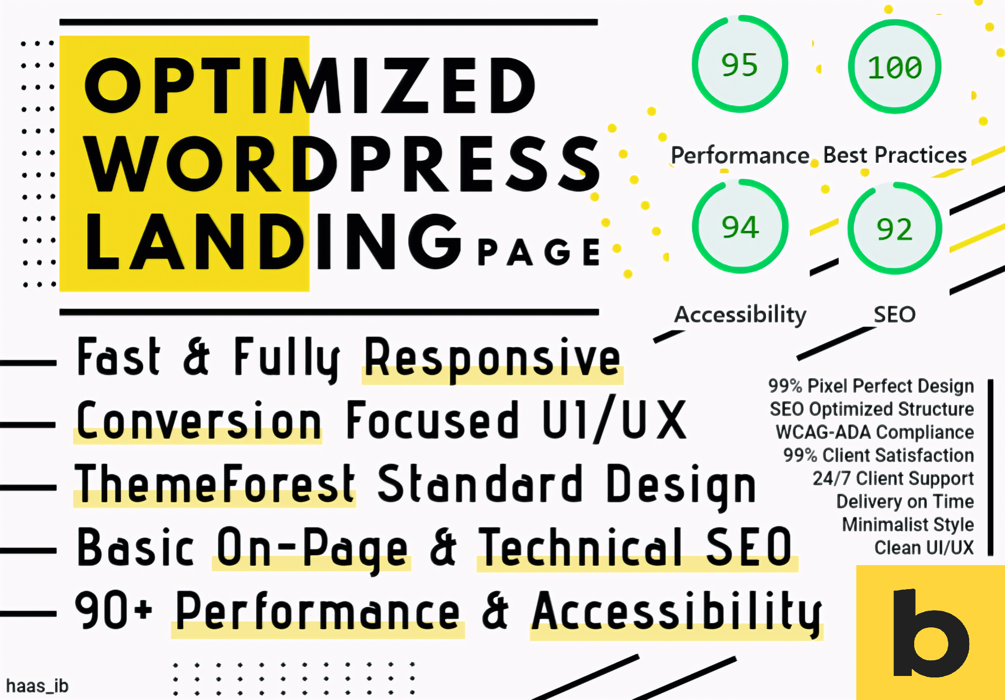 Fast, Responsive & SEO-friendly Bricks Landing Page