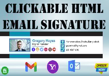 I will create & design a professional clickable H...
