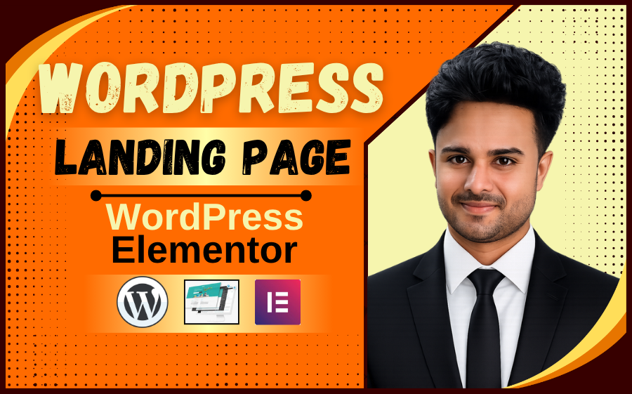 I will create a modern WordPress landing page, WordPress squeeze page, elementor landing page