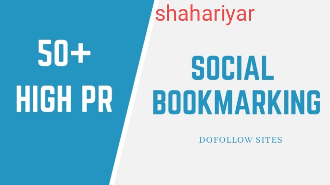I will provide top 50 high quality social bookmarking...