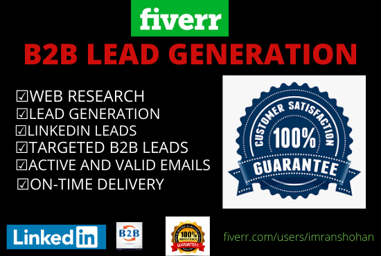 I will find active leads for your targeted business