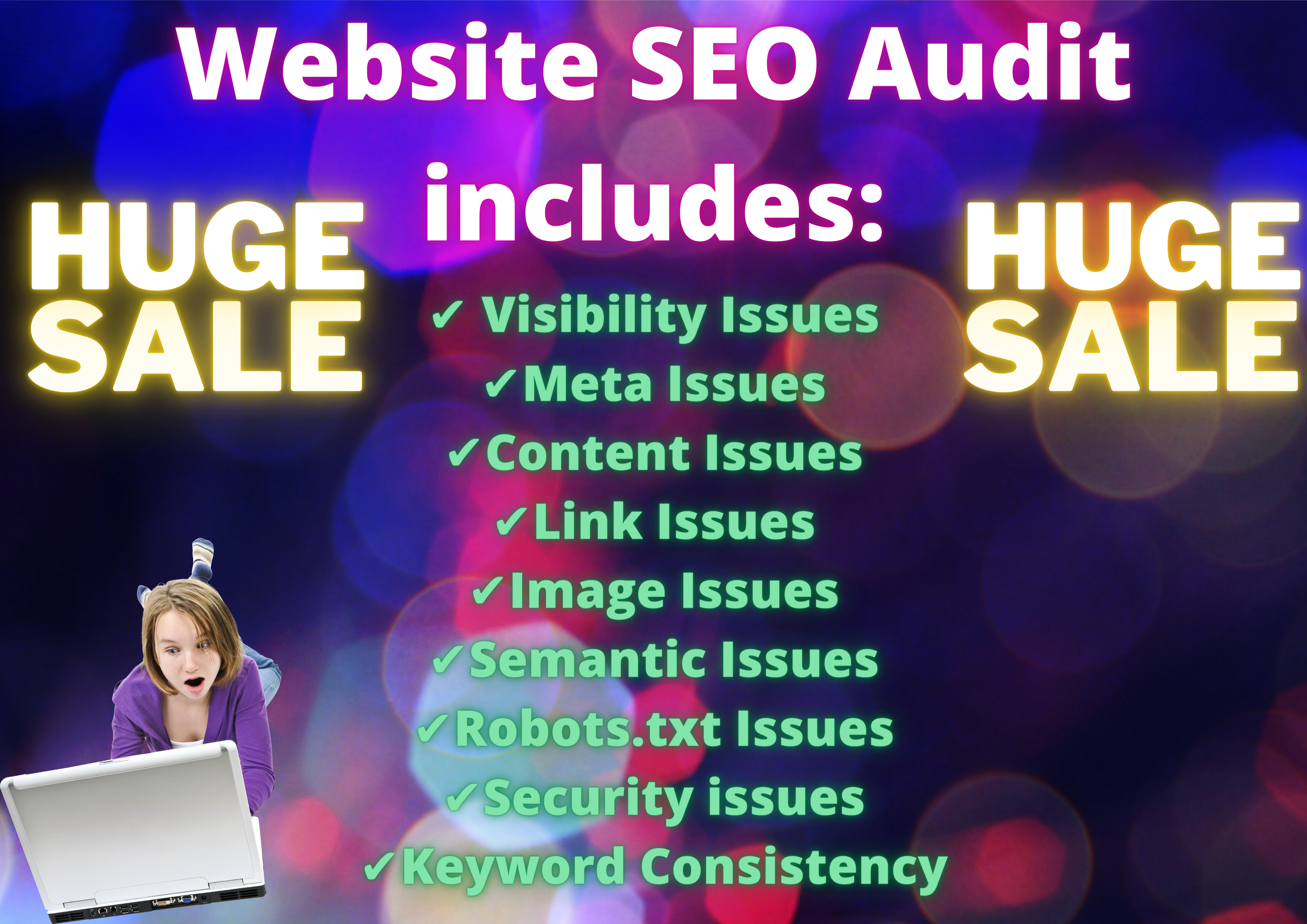 I will provide a Depth Audit SEO report for your Website