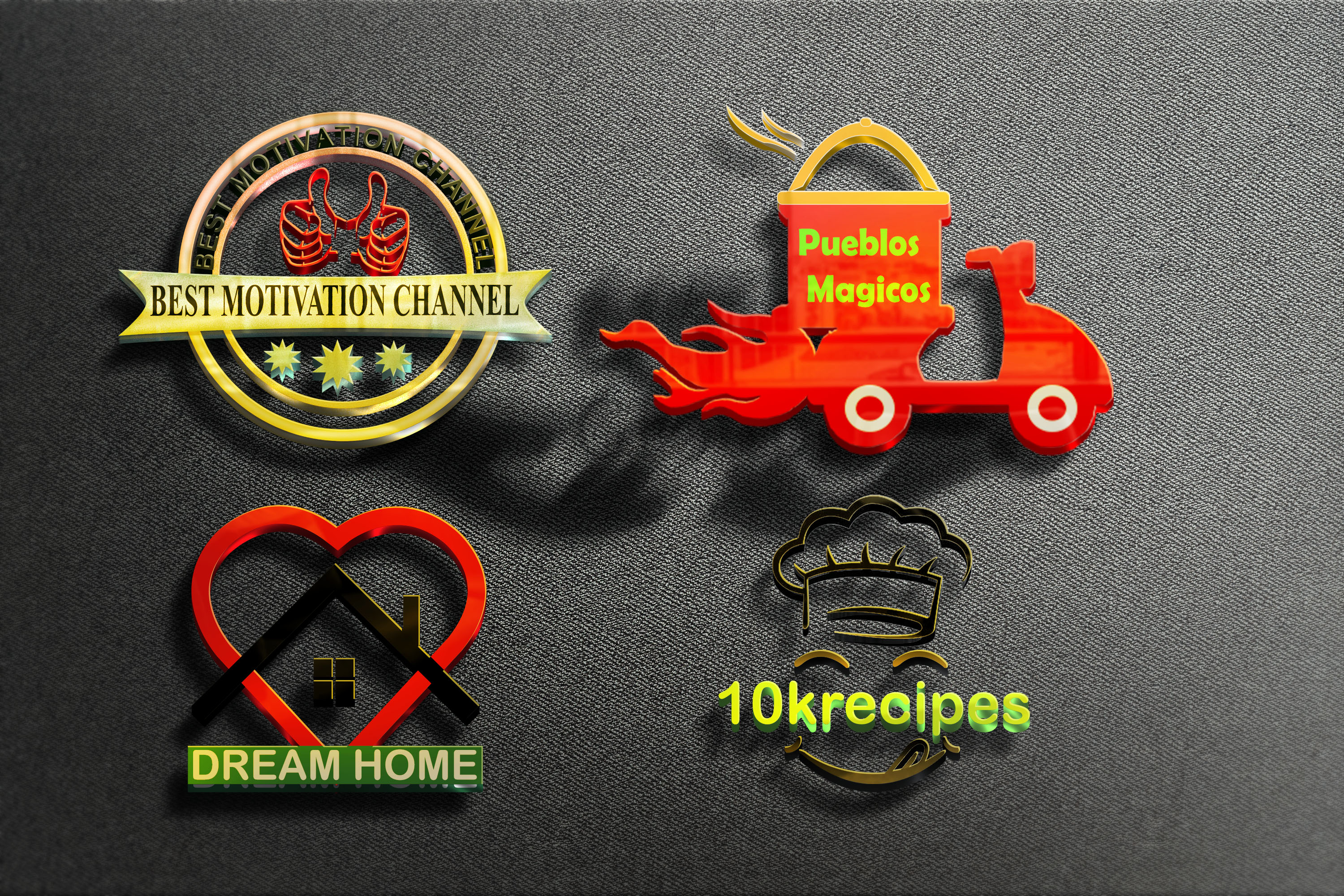 I will create a unique, modern, flat minimalist business logo design