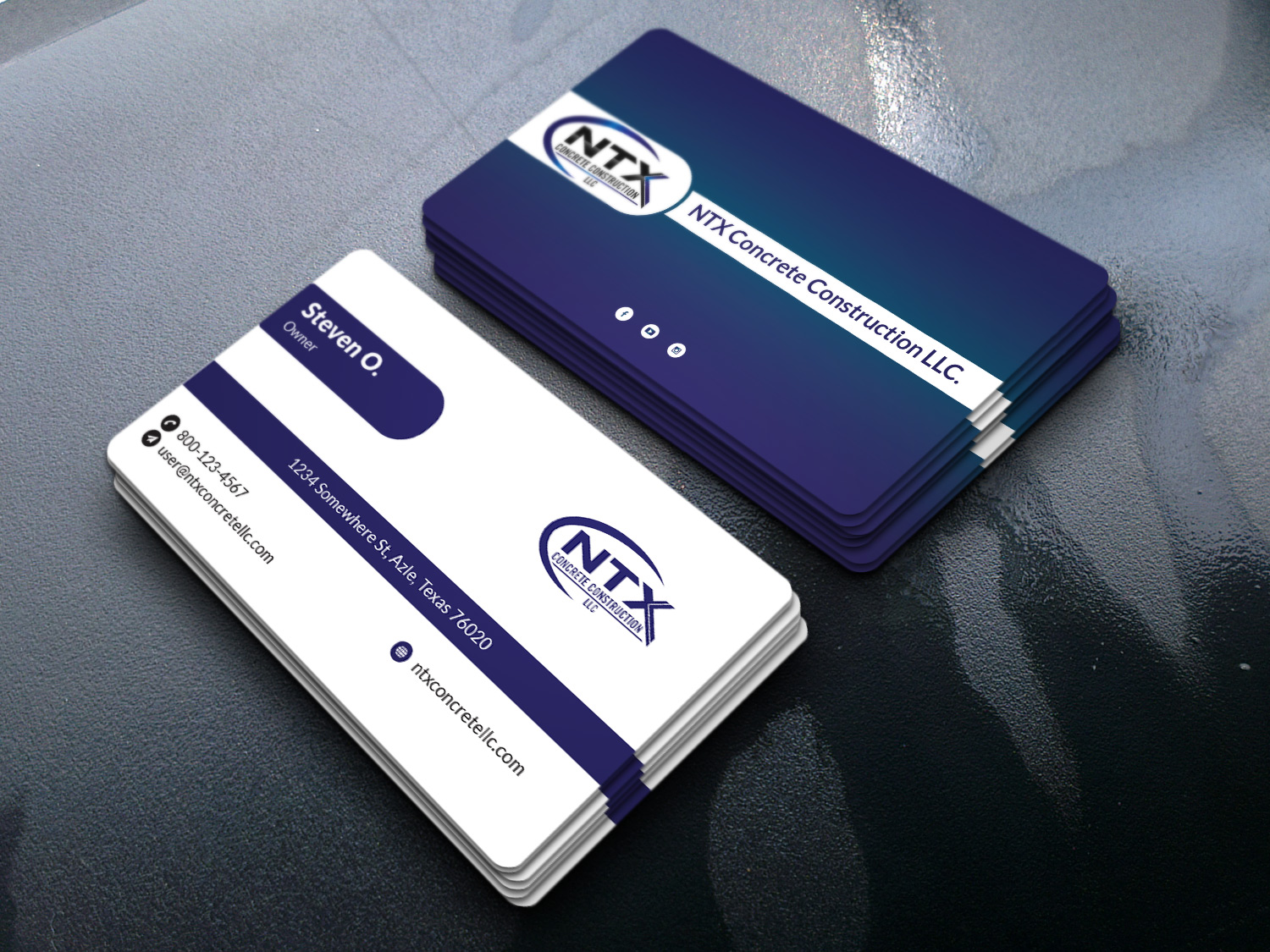 Elegant professional business card design