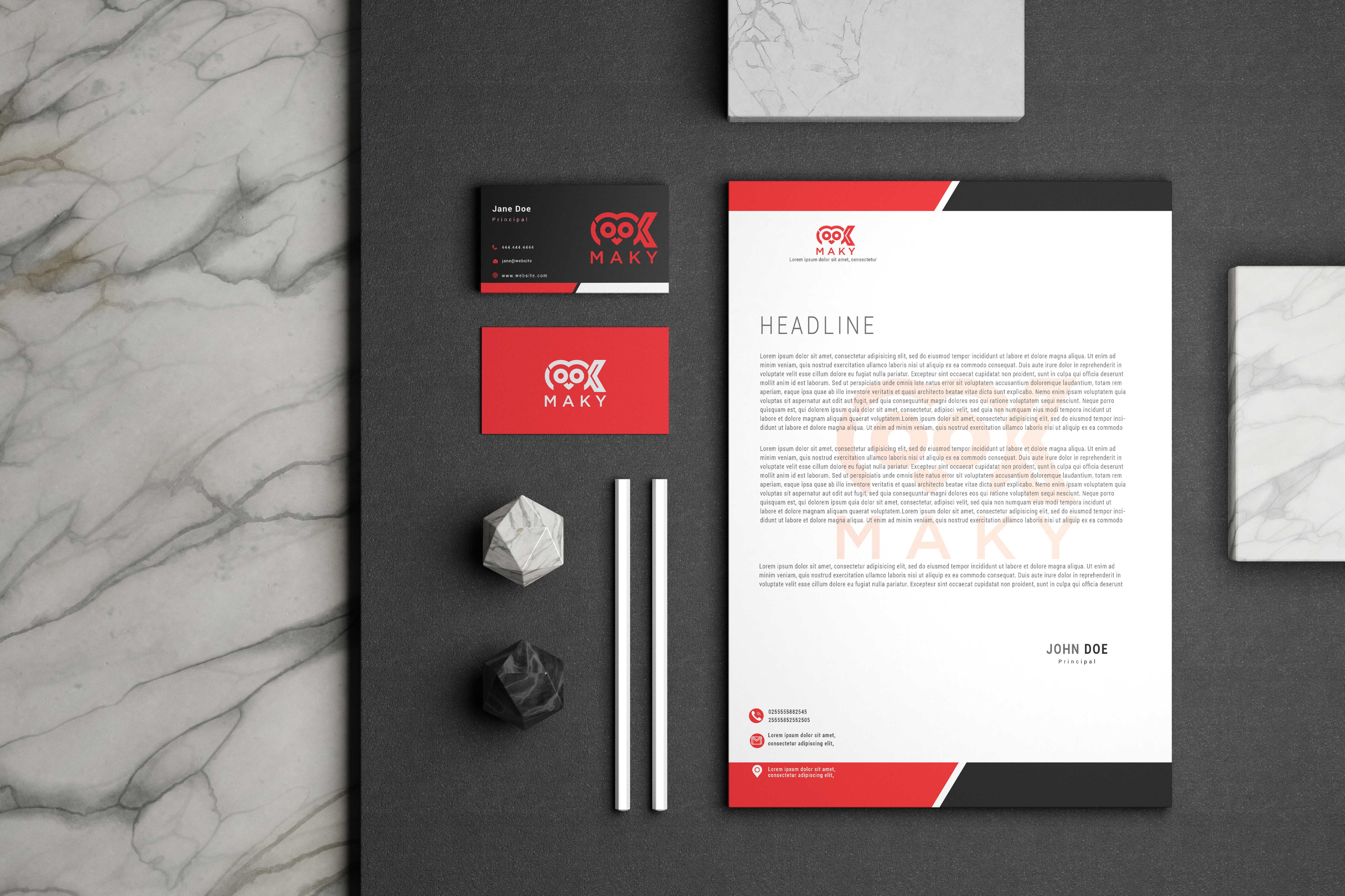 I will create unique professional two sided business card design