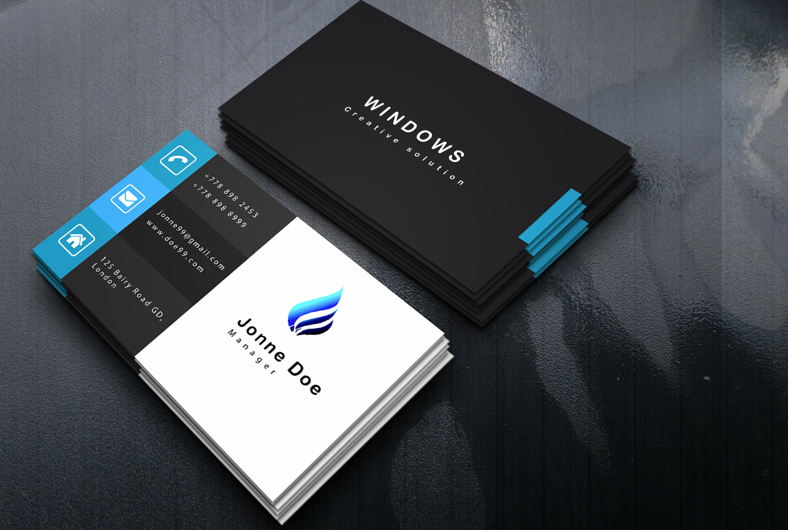 I will design professional and minimalist creative business card 