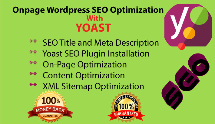 I will do Optimize your WordPress Onpage SEO with Yoast 