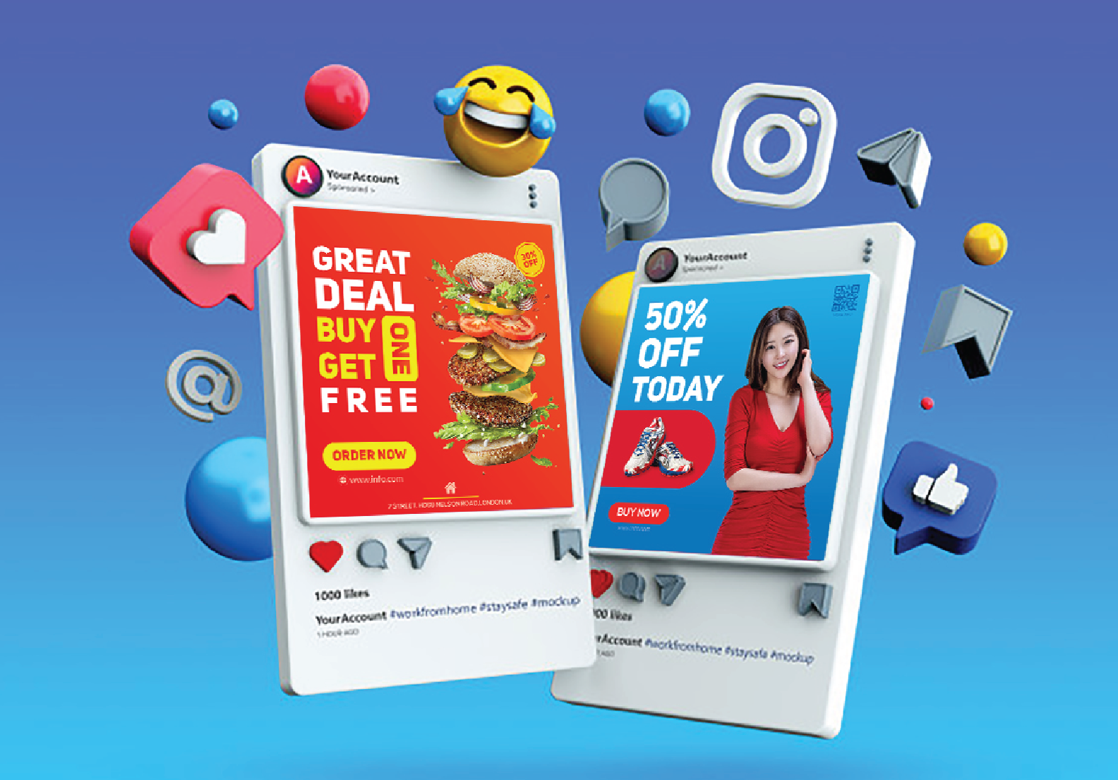 I will create any kind of Google Adds Banner include Social Media post Design