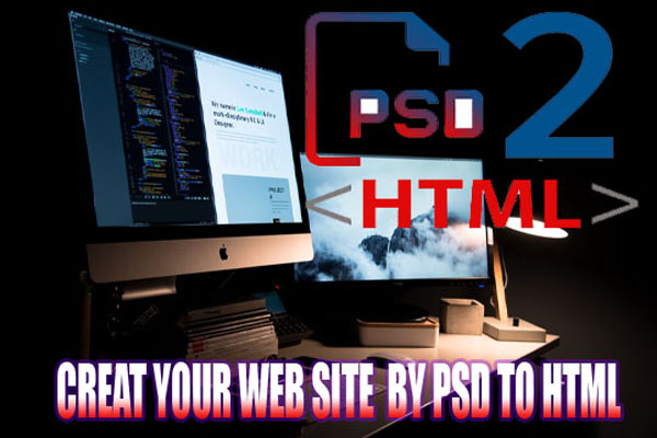 I Will convert psd to html, sketch to html with responsive design