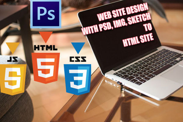 I Will convert psd to html, sketch to html with responsive design