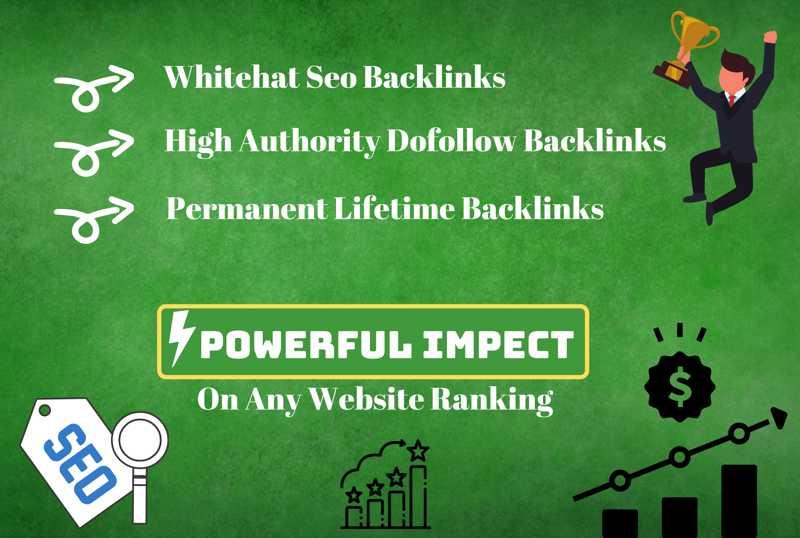 100+ High DA 90+ HQ Links manually to RANK your website by boosting your web authority
