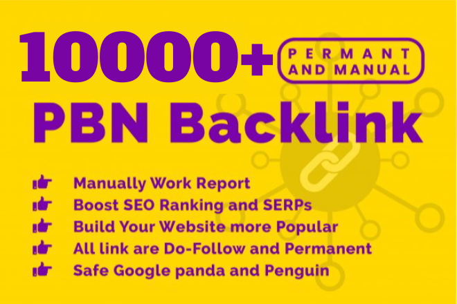 10000+ PRIMIUM PBN Backlink homepage web 2.0 with HIGH DA/PA/CF/TF WITH UNIQUE WEBSITE