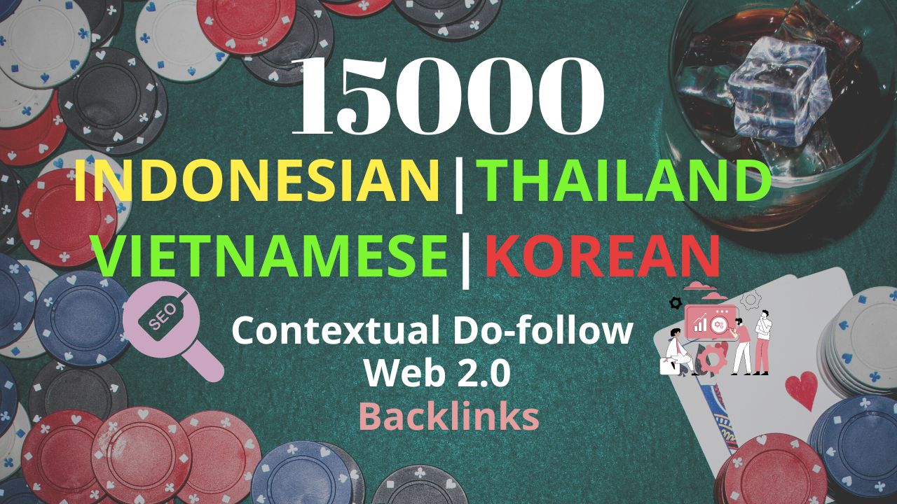 Indonesian, Thailand, Vietnamese & Korean Casino, Gambling, Judi, UFAbet, Betting PBNs Backlinks
